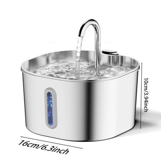Aquapur™ Stainless Steel Cat Fountain – The Future of Healthy Hydration